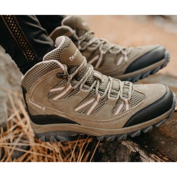 Bearpaw Tallac‎ Boot Natural Tan Womens 9 Hiking Boot New - Picture 9 of 12